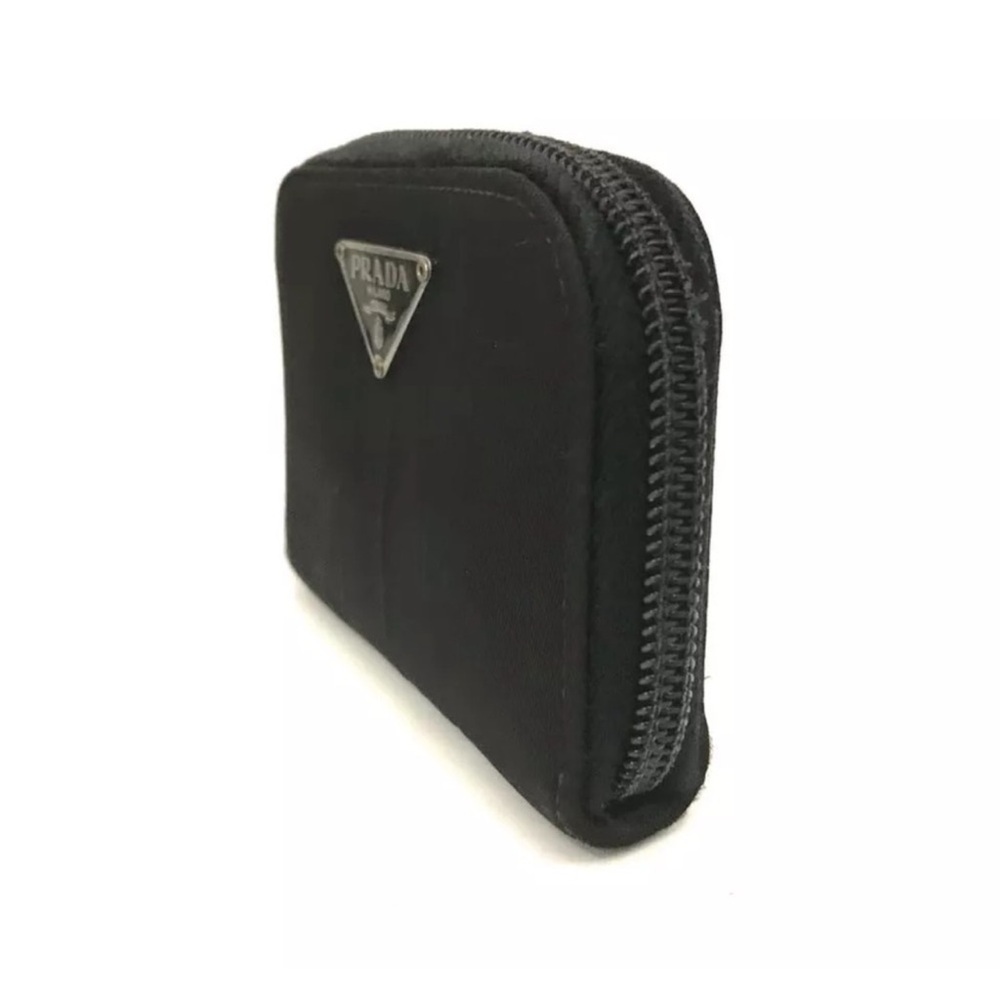 Prada Black Nylon and Leather Wallet - Picture 2 of 5